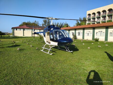 Porto de Imbituba realiza 1º monitoramento aéreo das baleias-francas de 2025