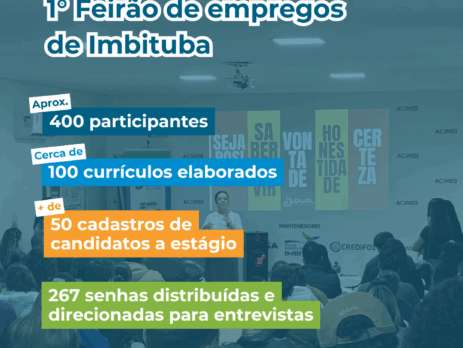 SCPAR Porto de Imbituba apoia o 1º Feirão de Empregos do município.