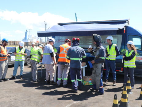 Campanha de Trânsito 2025: Porto de Imbituba realiza ação educativa com profissionais portuários
